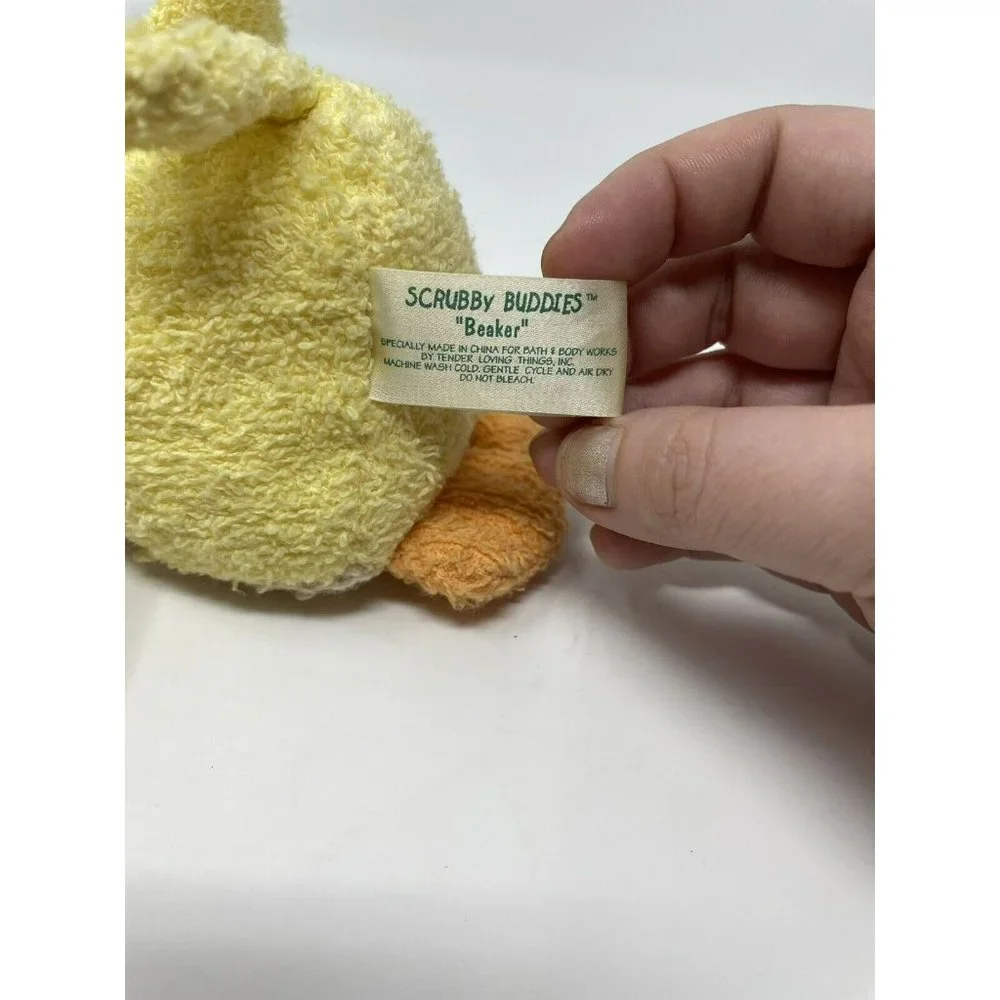 Rare Vintage 1998 Bath & Body Works Scrubby Buddies Beaker The Duck